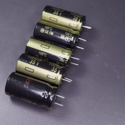 5 1000uF, 35V, LowESR capacitors